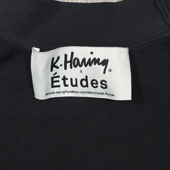 ETUDES X KEITH HARING SIZE 3 MENS MOCK NECK SHIRT - Picture 4 of 4